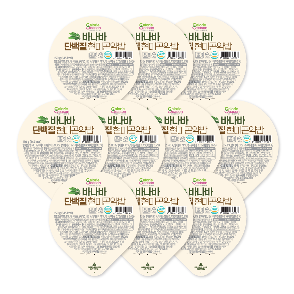 바나바단백질현미곤약밥 150g X 10개입